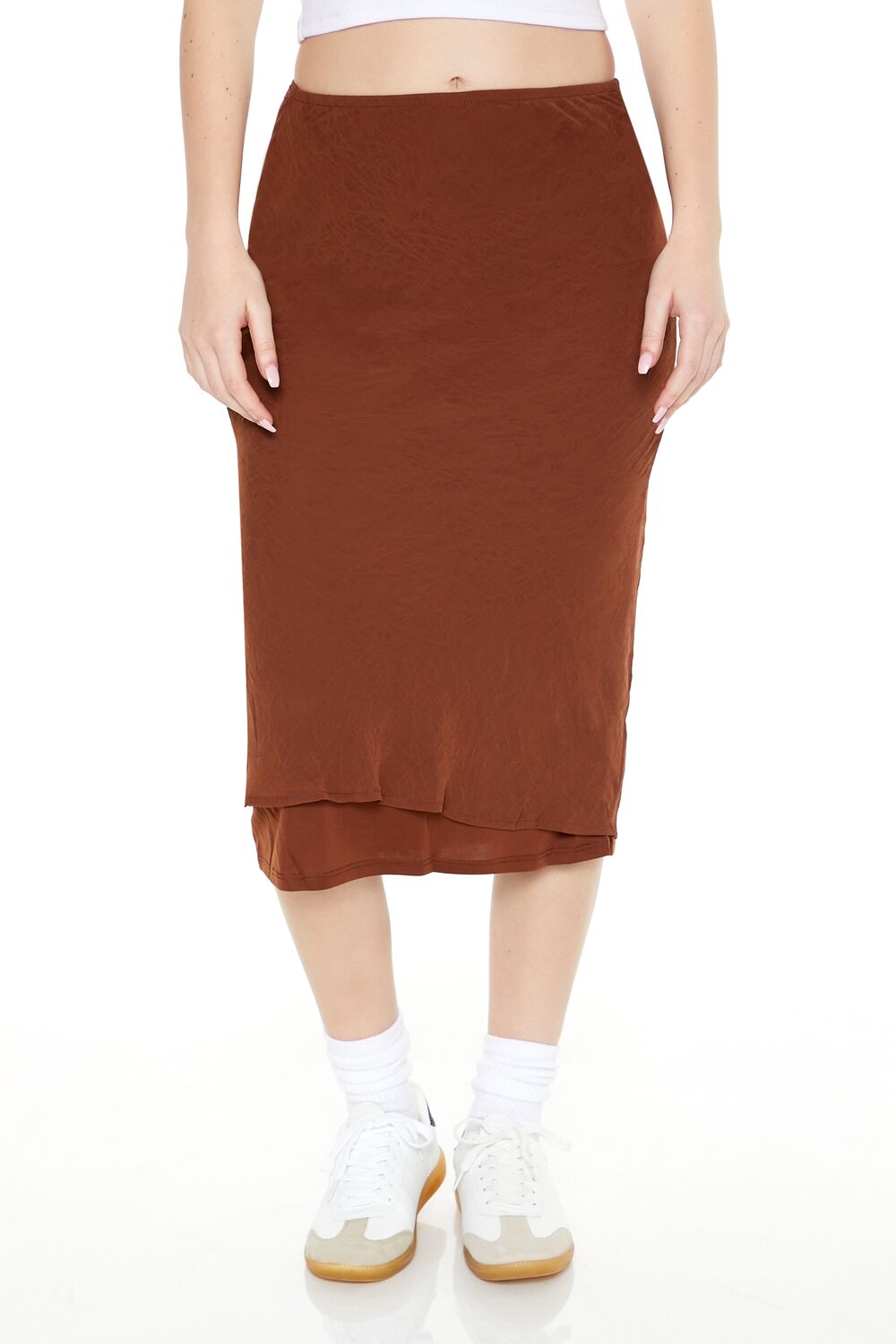 Chiffon Midi Skirt
