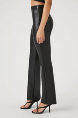 Faux Leather Flare Pants