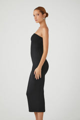 Contour Sculpt Bodycon Tube Midi Dress