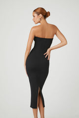 Contour Sculpt Bodycon Tube Midi Dress