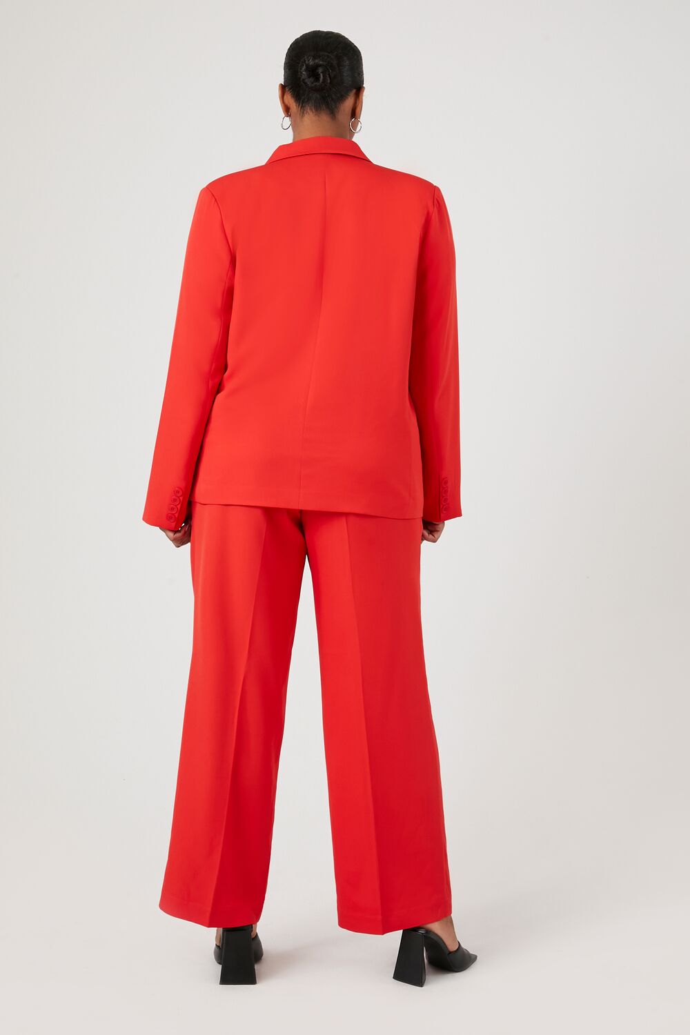 Plus Size Blazer & Pants Set