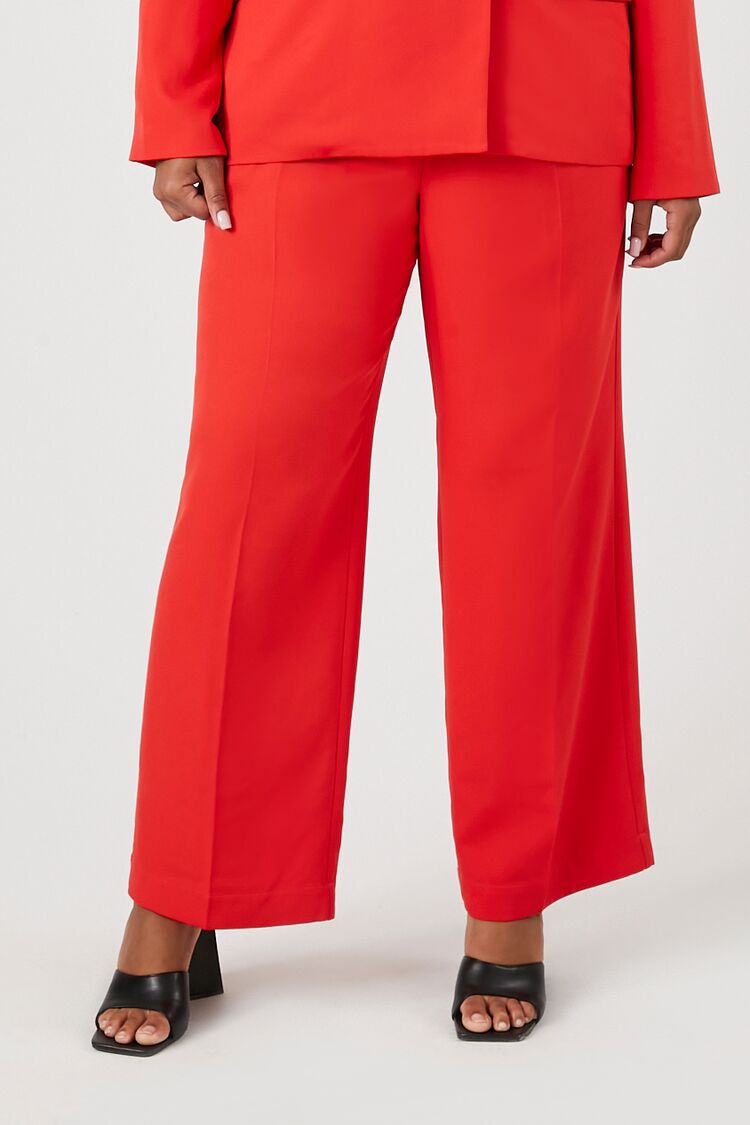 Plus Size Blazer & Pants Set