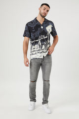 Twill Howling Wolf Graphic Shirt