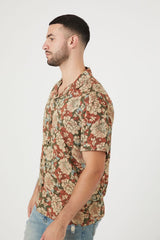 Twill Floral Print Shirt