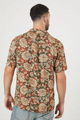 Twill Floral Print Shirt