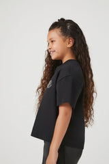Girls Rhinestone Love Tee (Kids)