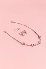 Disney Mickey & Minnie Earring Necklace Set