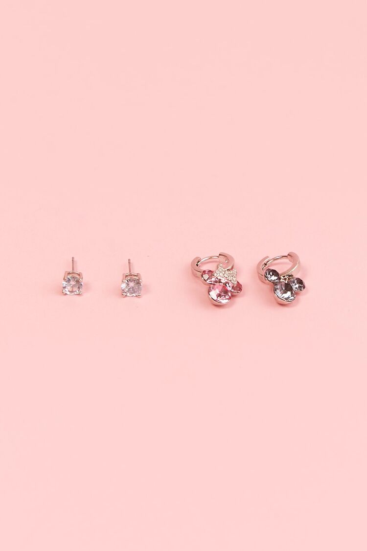 Disney Mickey & Minnie Earring Necklace Set