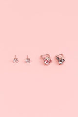 Disney Mickey & Minnie Earring Necklace Set