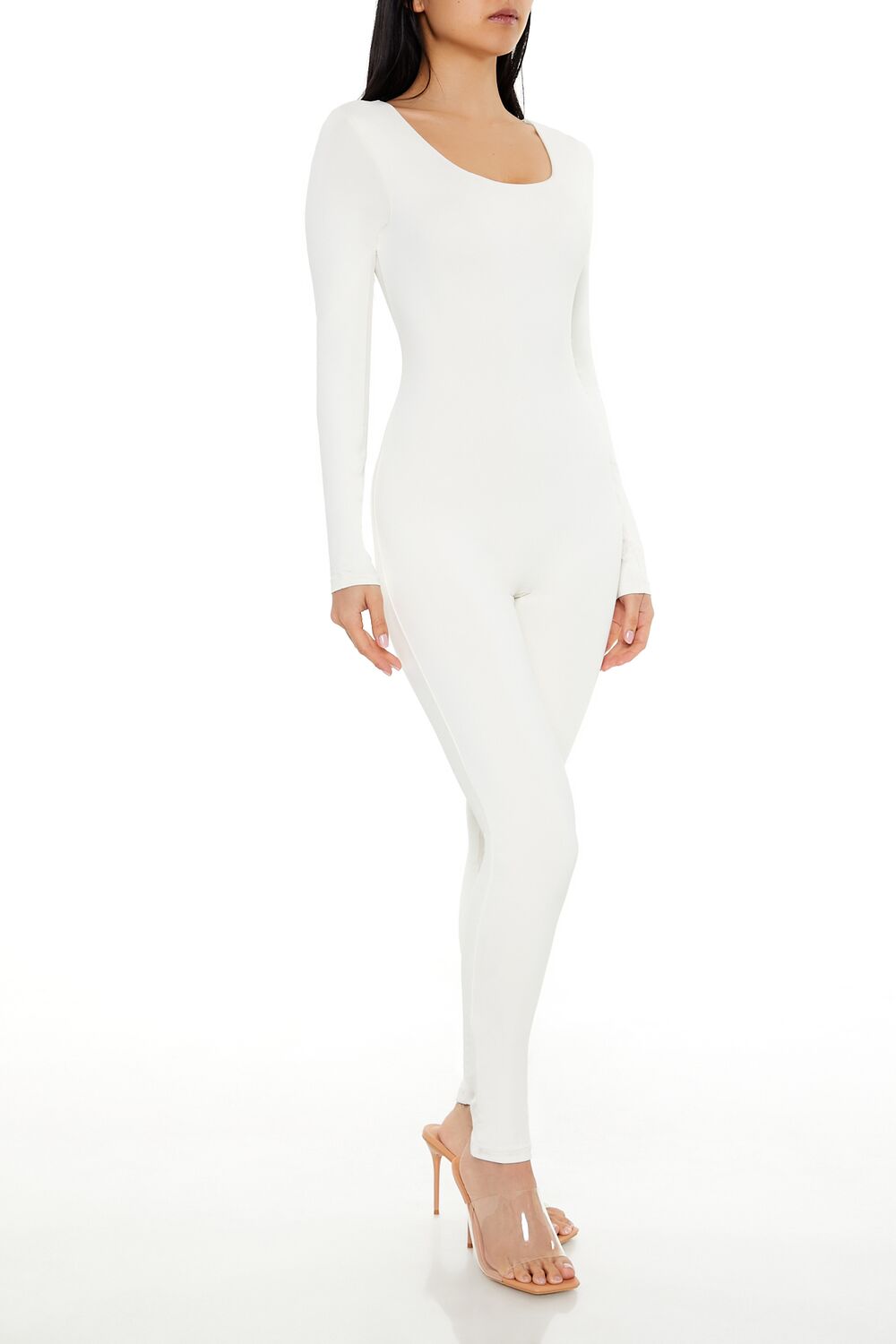 Contour Sculpt Long-Sleeve Jumpsuit
