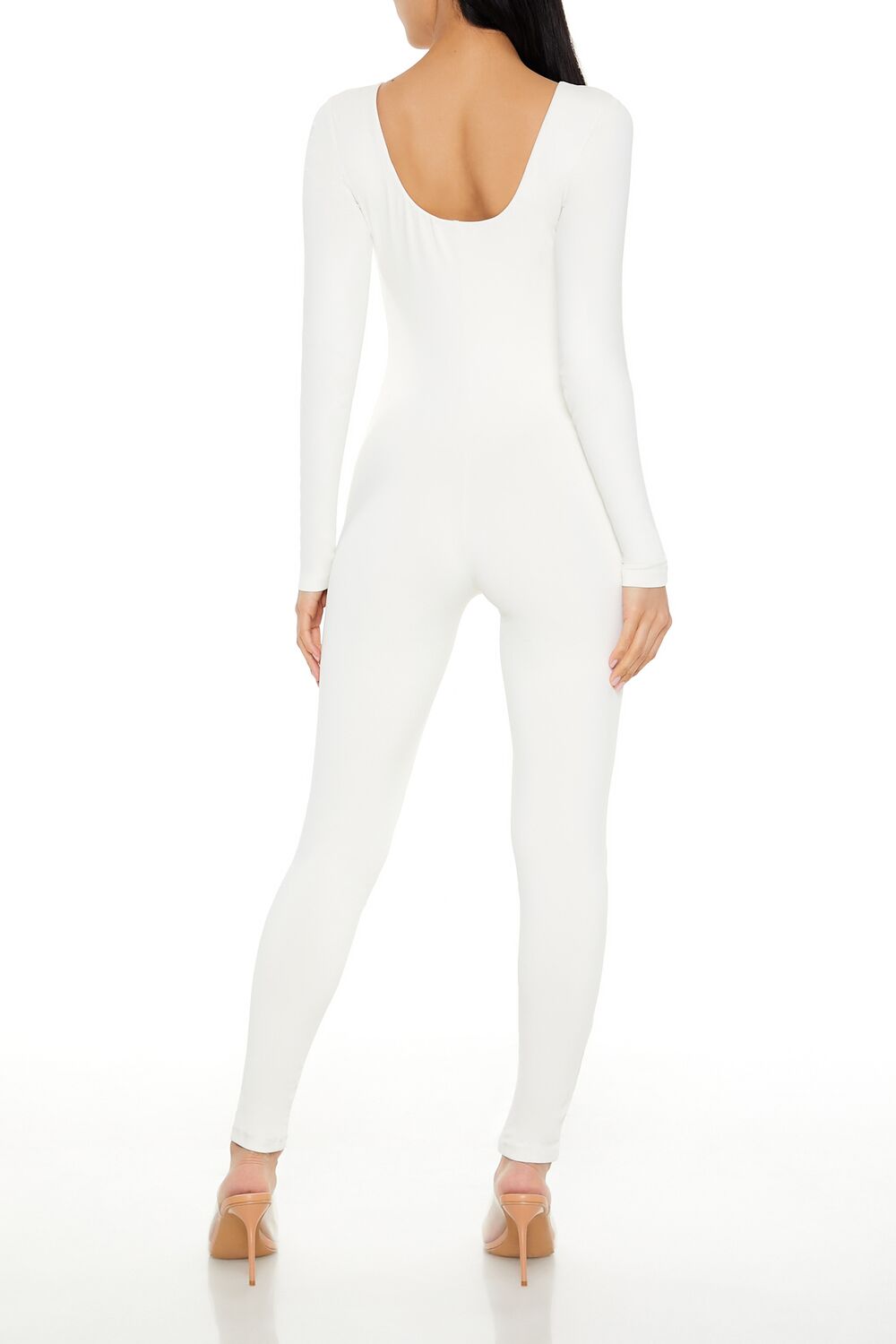 Contour Sculpt Long-Sleeve Jumpsuit