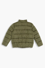 Girls Funnel Neck Puffer Jacket (Kids)