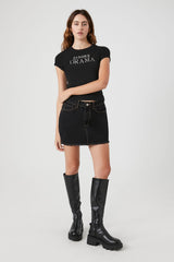 Jadore Drama Graphic Baby Tee