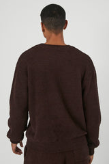 Drop-Sleeve Ribbed Pajama Top
