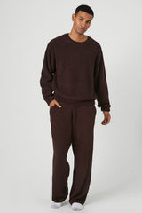Drop-Sleeve Ribbed Pajama Top