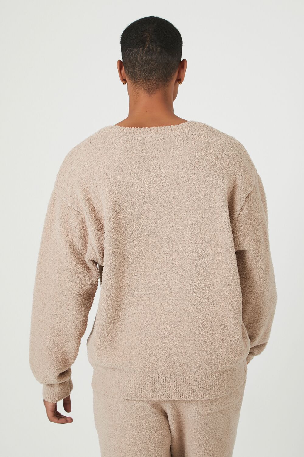 Drop-Sleeve Ribbed Pajama Top