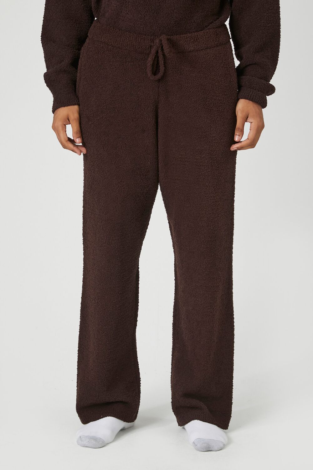 Drawstring Wide-Leg Pajama Pants