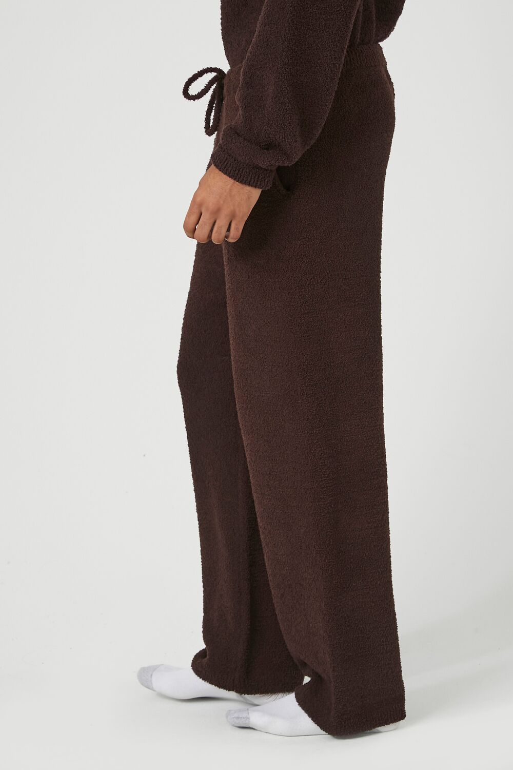 Drawstring Wide-Leg Pajama Pants