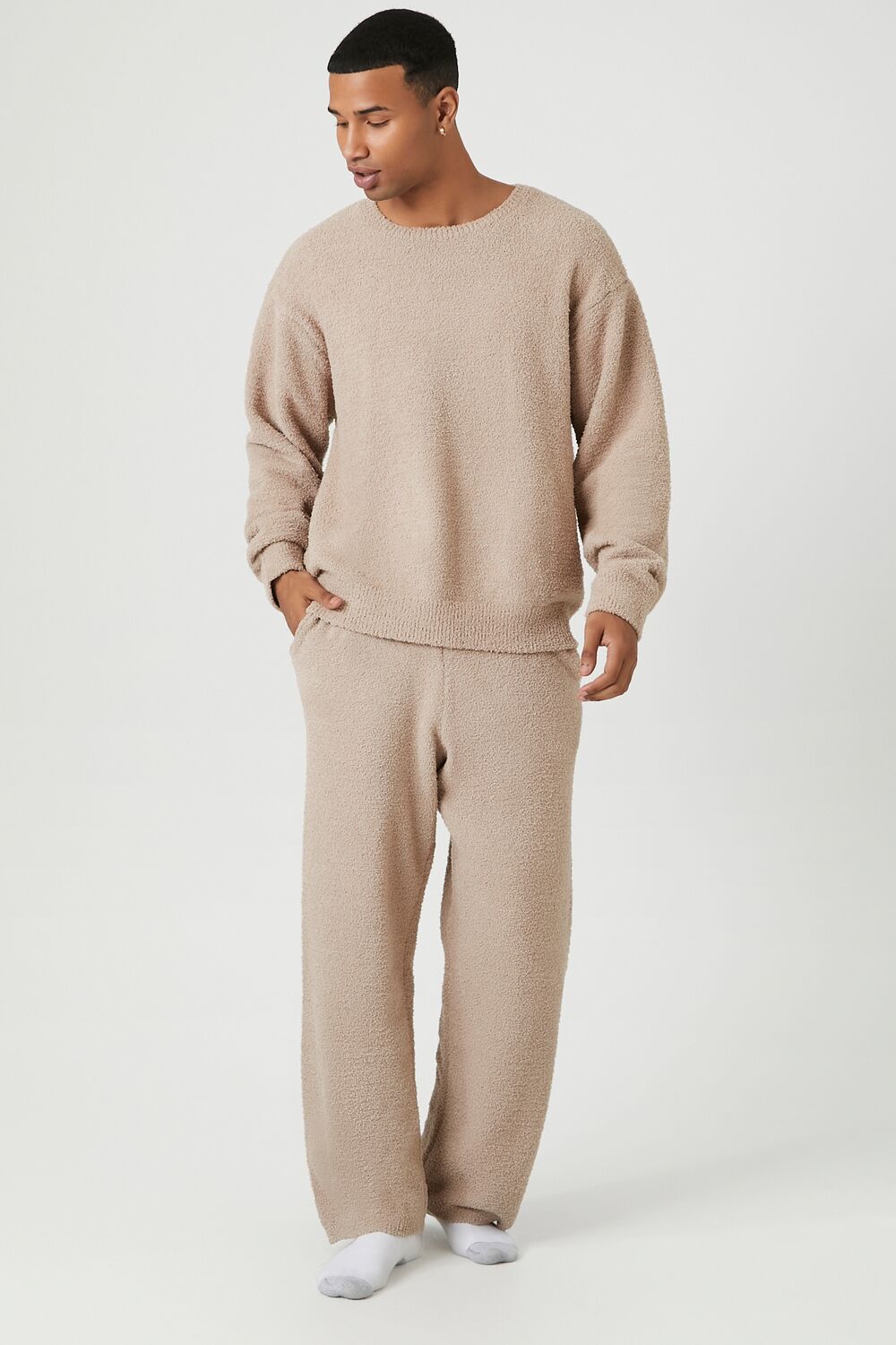 Drawstring Wide-Leg Pajama Pants