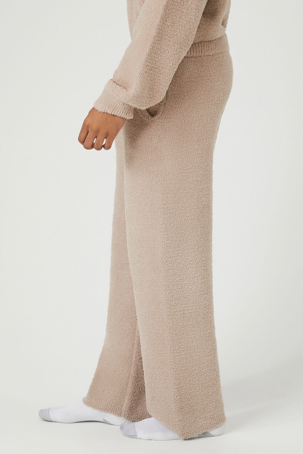 Drawstring Wide-Leg Pajama Pants