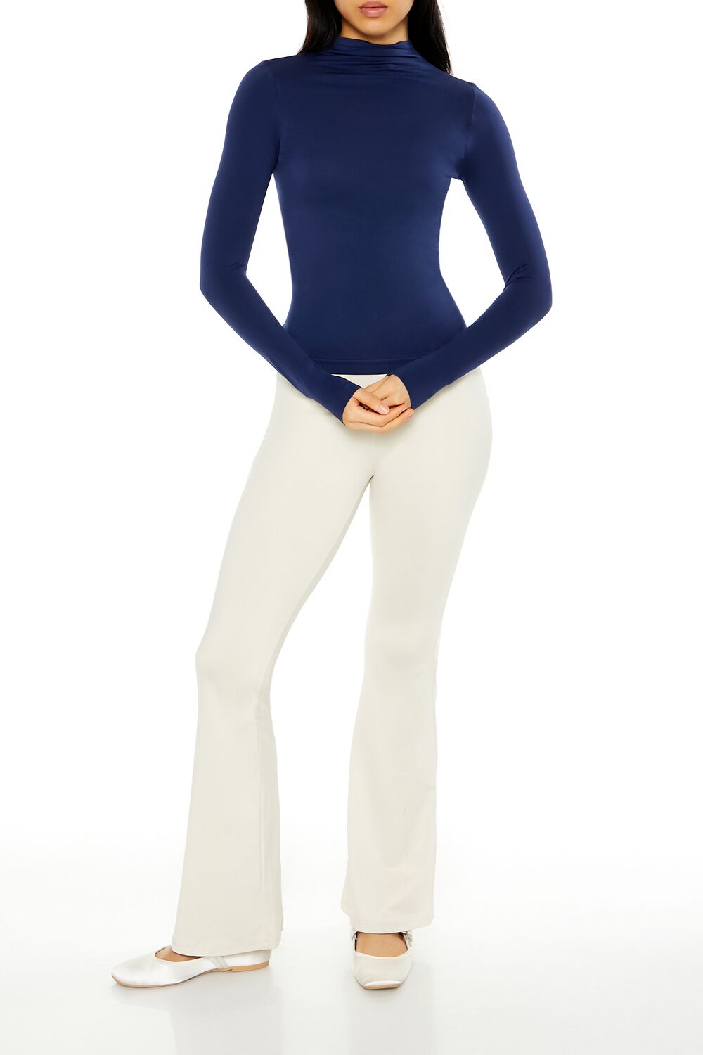 Seamless Turtleneck Top