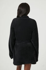 Plush Tie-Waist Robe