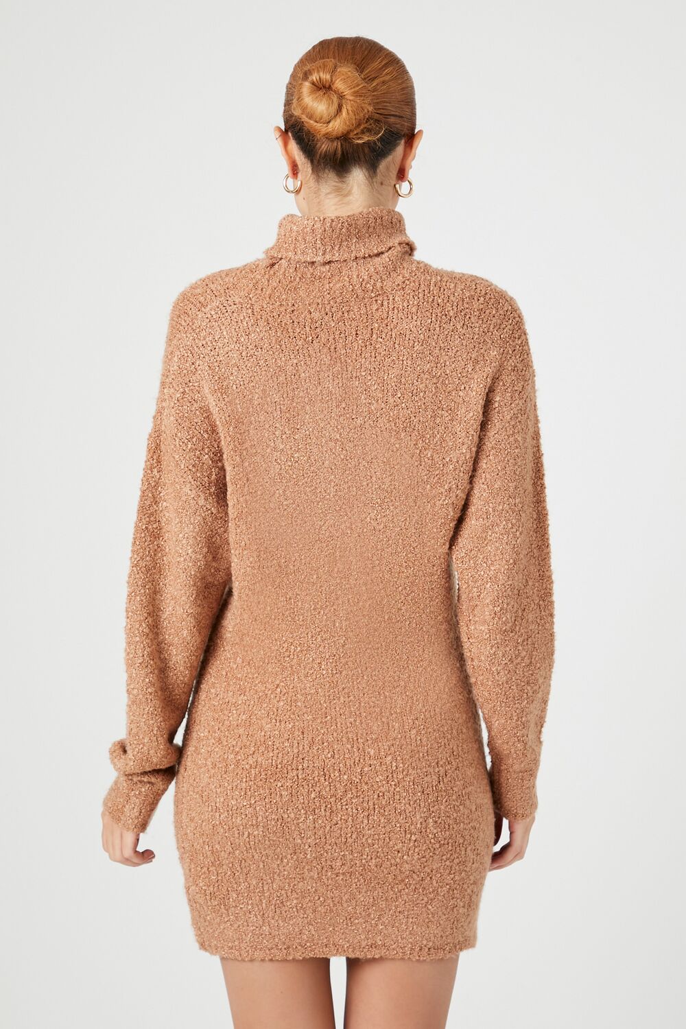 Turtleneck Mini Sweater Dress