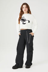 Scorpion Cropped Sweater