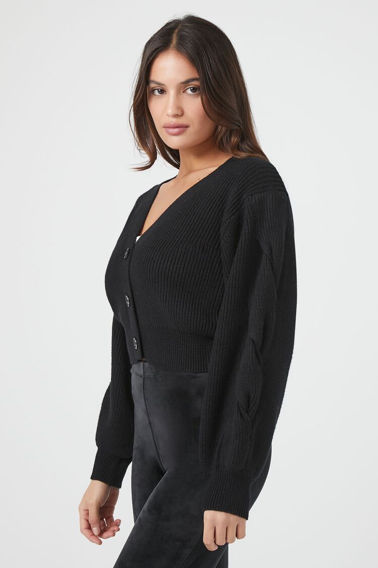 Cropped Cardigan Sweater