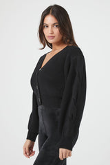 Cropped Cardigan Sweater