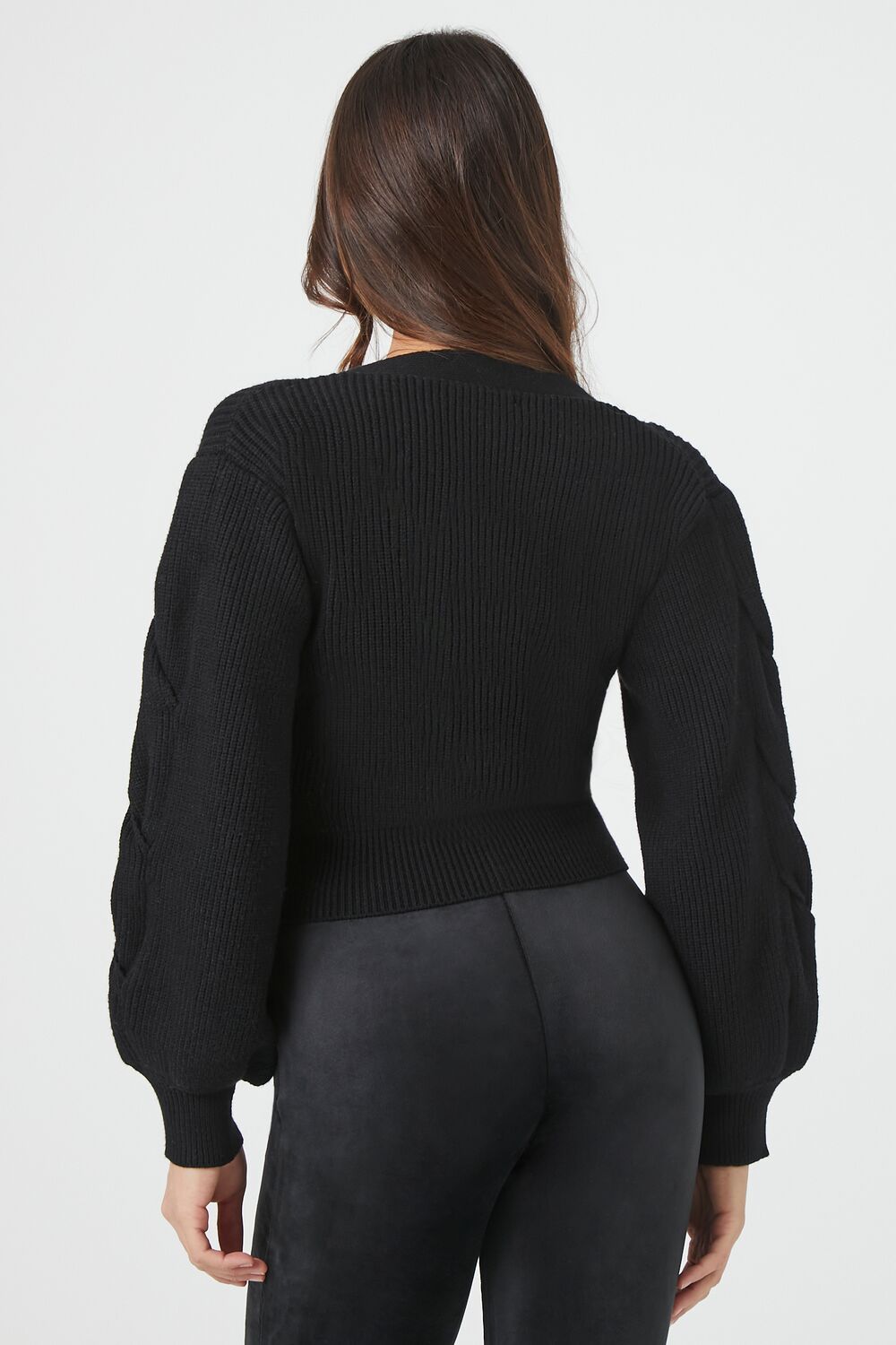 Cropped Cardigan Sweater