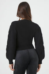 Cropped Cardigan Sweater