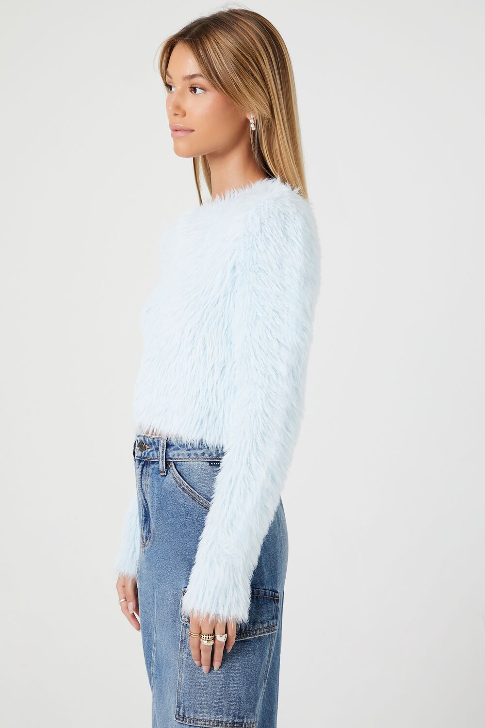Shaggy Faux Fur Sweater