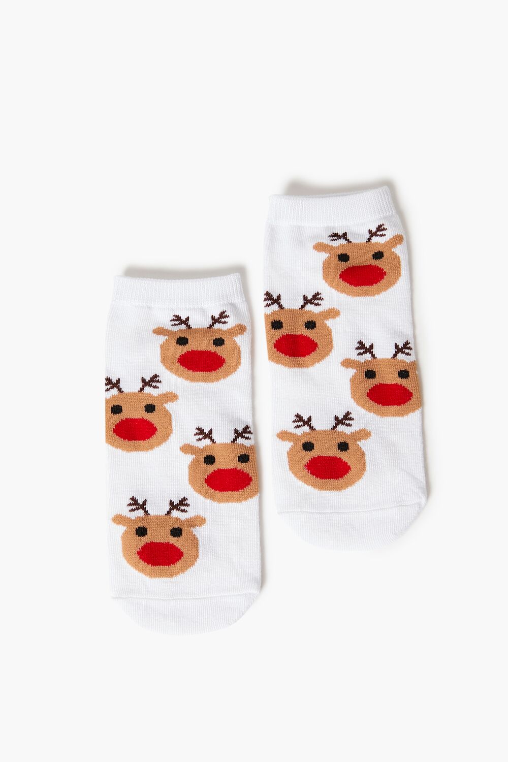 Reindeer Print Ankle Socks