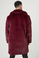Faux Fur Longline Coat