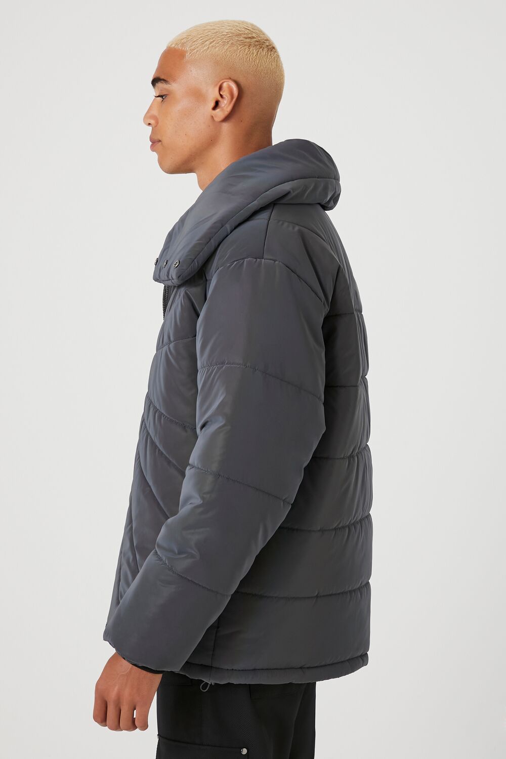 Reflective Quilted Puffer Jacket
