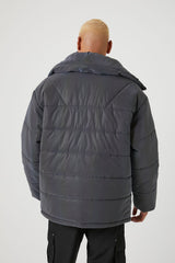 Reflective Quilted Puffer Jacket