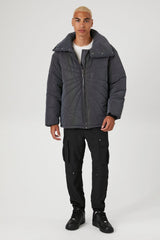 Reflective Quilted Puffer Jacket