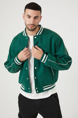 Varsity Letterman Bomber Jacket