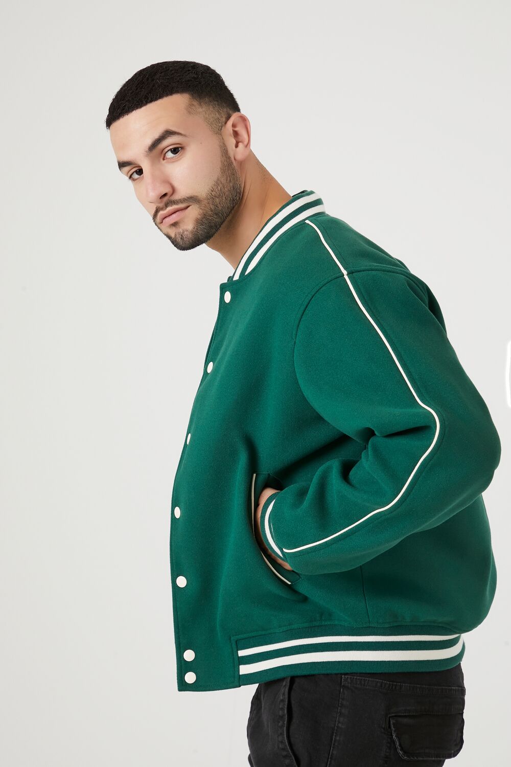 Varsity Letterman Bomber Jacket