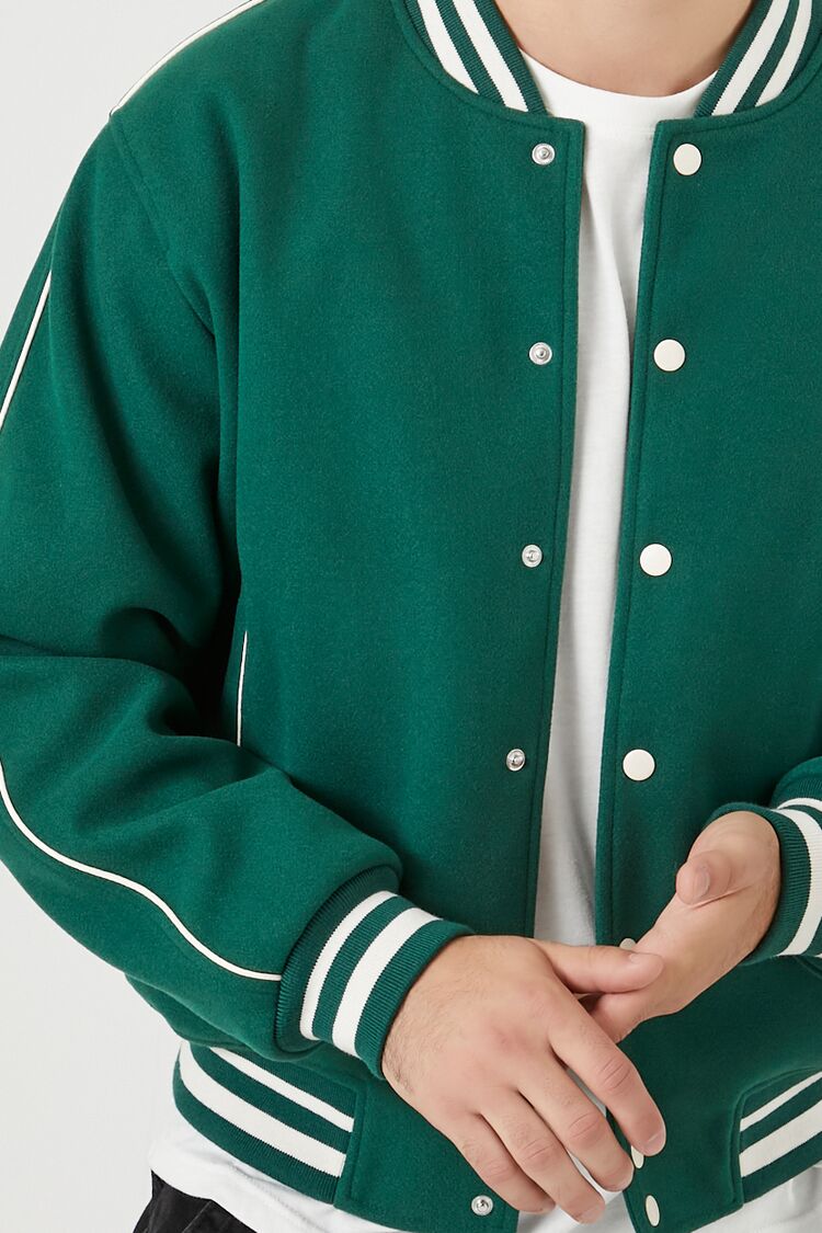 Varsity Letterman Bomber Jacket