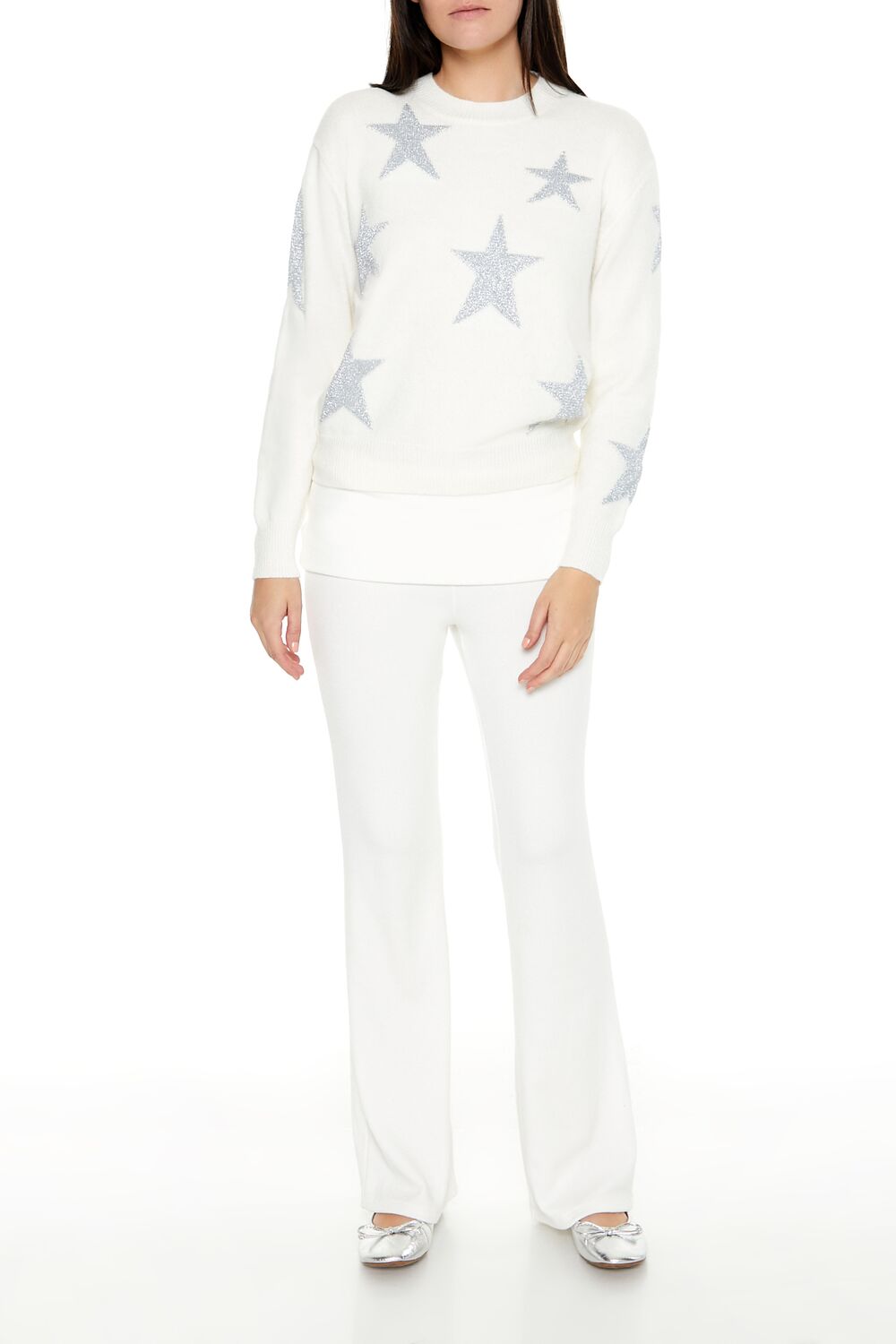 Star Print Sweater