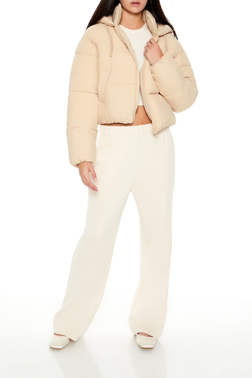 Hooded Quilted Puffer Jacket