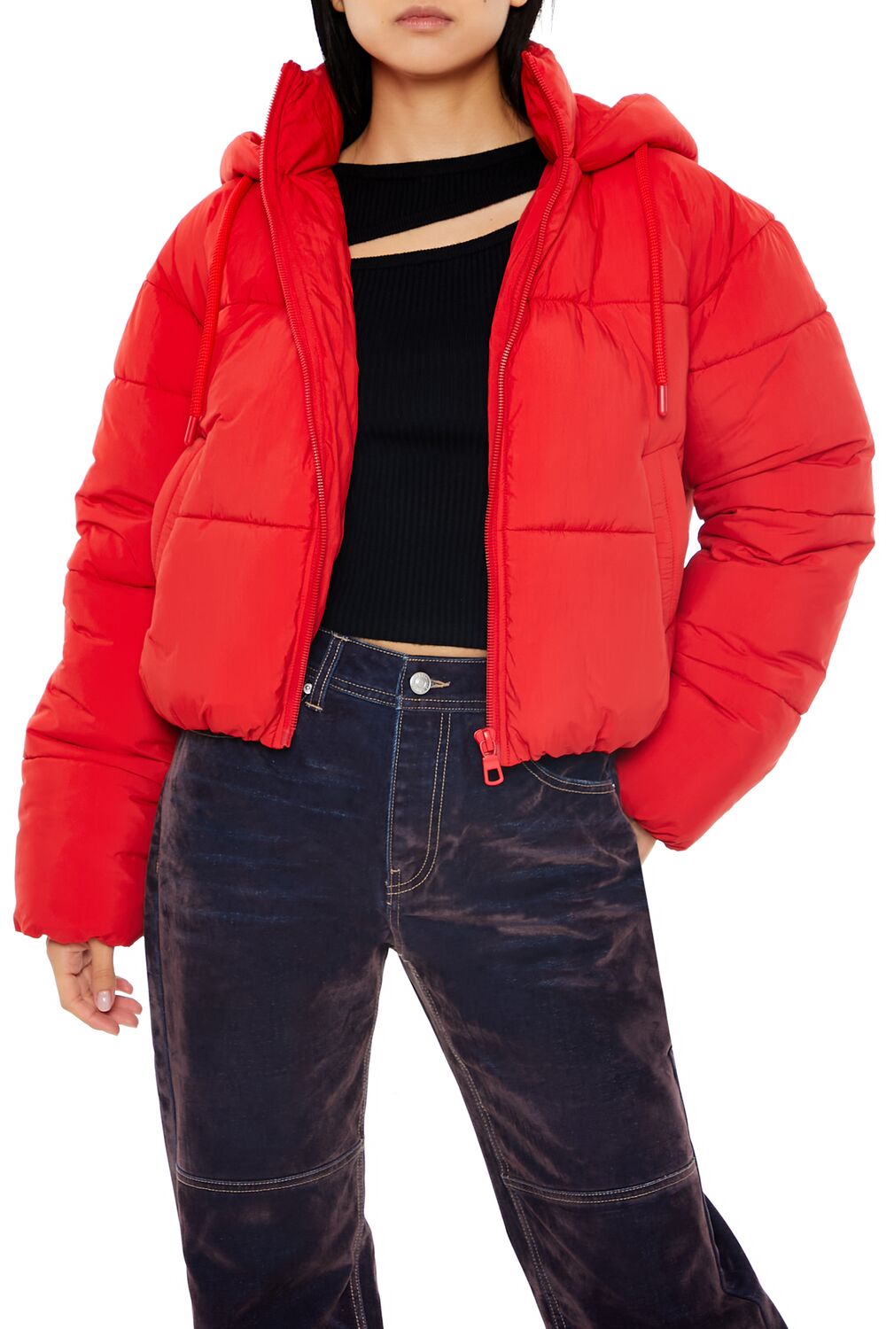 Hooded Quilted Puffer Jacket