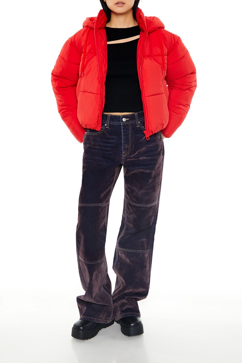Hooded Quilted Puffer Jacket