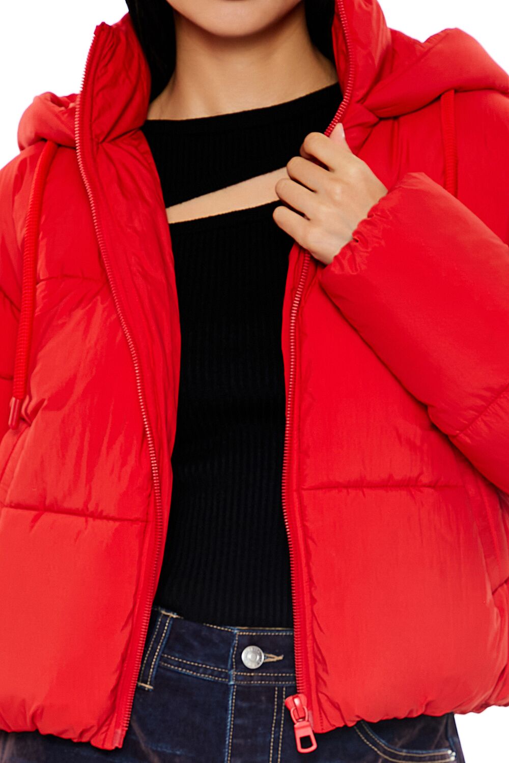 Hooded Quilted Puffer Jacket