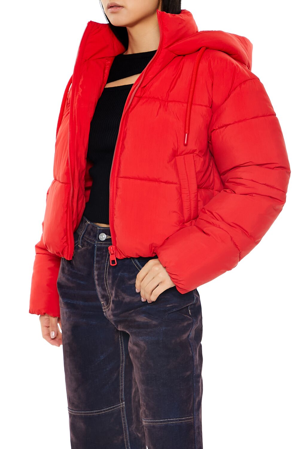 Hooded Quilted Puffer Jacket