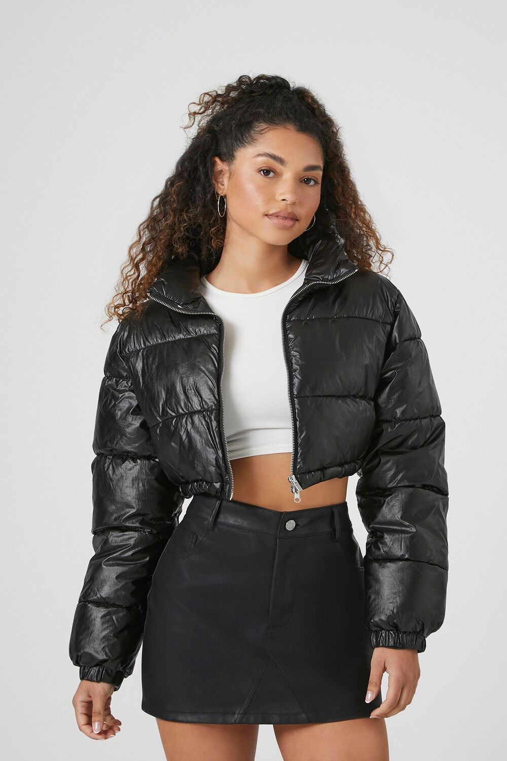 Cropped Puffer Jacket