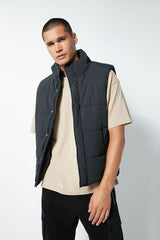 Unisex Funnel Neck Puffer Vest