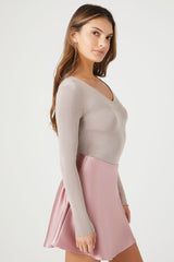 Fitted Sweater-Knit Bodysuit